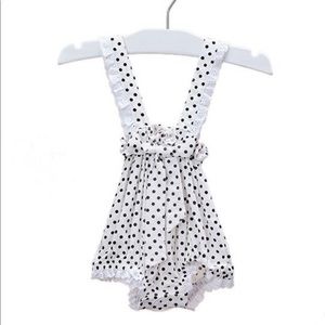 Lil lemons pepper dot romper